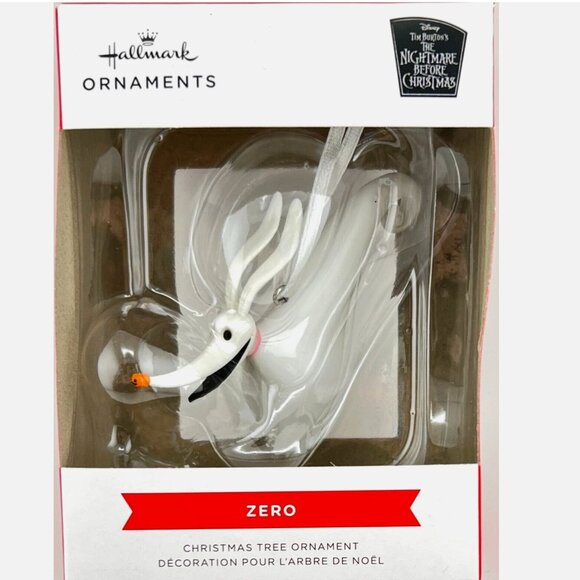 New in Box Hallmark Ornament The Nightmare Before Christmas Zero - Picture 1 of 2